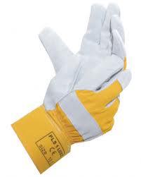 Ochrona rąk, rękawice Rękawice skórzane PLS 1 Lux żółte